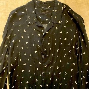 All Saints Black Blouse